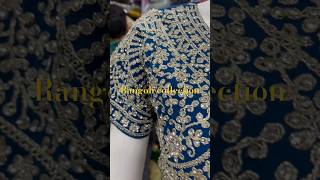 Designer 🥳crop top 👗with Georgette fabric 👌 full work rangolicollection3504 trending [upl. by Ramsey]