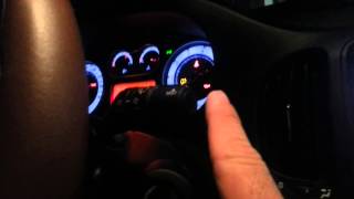 How to reset trip odometer Fiat 500L [upl. by Letram]