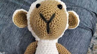 ☀️vidéo 7☀️ tuto crochet pas a pas diy mouton 🐑on termine le mouton finitions coutures 🌟🌟🌟🐑🐑 [upl. by Eiuqcaj]