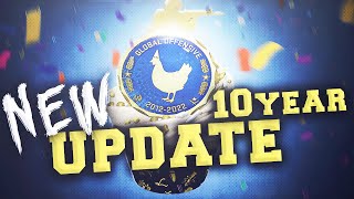 NEW CSGO 10 YEAR UPDATE [upl. by Ahsirtak]