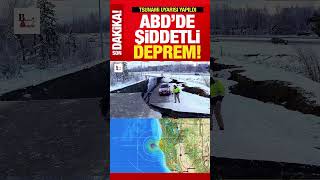 Son dakika ABDde 7 büyüklüğünde şiddetli deprem Tsunami uyarısı yapıldı [upl. by Bobinette]