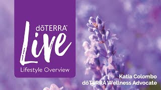 doTERRA Lifestyle Overview  LIVE Guide Italiano by Katia Colombo [upl. by Adelpho672]