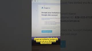 Advertiser verification for YouTube channel bov verification for Google ads youtube ads verification [upl. by Neille]