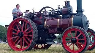 1905 Allchin Steam Traction Engine  Close Drive By [upl. by Akamaozu]