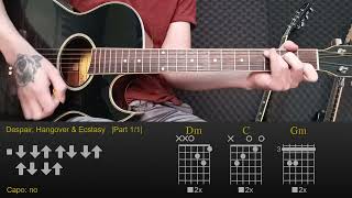 The Dø  Despair Hangover amp Ecstasy  Easy Guitar Lesson Tutorial with ChordsTabs and Rhythm [upl. by Coray]