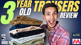 My wardrobe tour men  checkout my 3 year old clothing haul Cotton linen trousers after wash [upl. by Pomcroy]