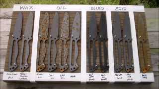 1095 Steel CorrosionRust Test for Knife Makers [upl. by Rockwood59]