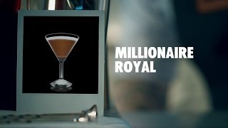 MILLIONAIRE ROYAL DRINK RECIPE  HOW TO MIX [upl. by Ainelec]