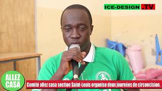 Journée de circoncision des enfants organisé par le comite allez casa section SaintLouis [upl. by Rodgiva]