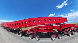 15 million pound super load from Laramie to Medicine Bow Wyoming [upl. by Allemap737]