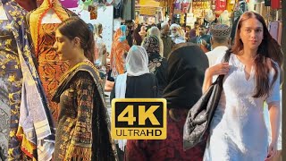 Ichhra Bazar Of Lahore 🇵🇰 Pakistan 4K 60fps Best City Walking Tour in Lahore [upl. by Annayi190]