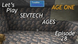 Minecraft Sevtech Ages Episode 28  Making the Melter Work and finding more Tin [upl. by Ylak]