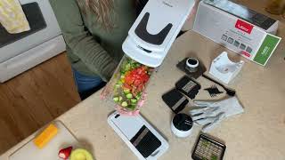 Fullstar Allin1 Vegetable ChopperSlicerGraterSpiralizer Review [upl. by Iras]