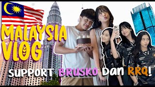 MALAYSIA VLOG Nonton RRQ di M6 dan kasih surprise buat Brusko [upl. by Natsreik]