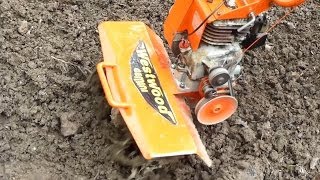 Westwood Gemini Rotovator Tiller in Action [upl. by Castorina]