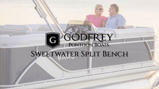 Godfrey Pontoon Boats  Sweetwater Split Bench [upl. by Ynwat]