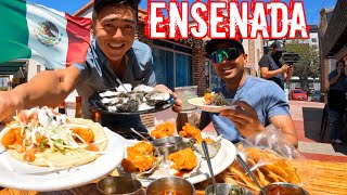 Ensenada OysterTaco MUKBANG amp VLOG wJacob [upl. by Alrad]