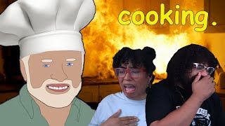 The Kitchen Is Getting HOT Internet Historian cooking REACTION [upl. by Franklin933]