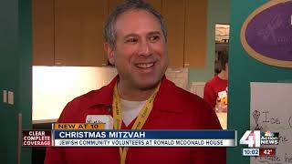 Dozens of Jewish volunteers spend Christmas giving back [upl. by Eckblad]