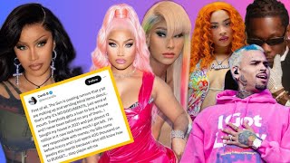 ‼️Cardi B SCARED of The SUN Nicki Minaj WHACKS Ice Spice not Ming Revolt praises Nicki amp Chris Bro [upl. by Elfreda813]