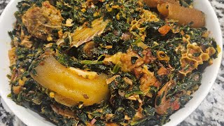 SPINACH STEW  NIGERIAN EFO RIRO [upl. by Llehsal393]