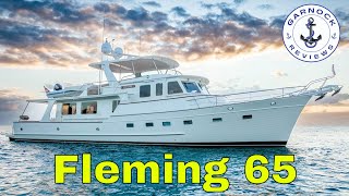 Fleming 65 Luxury Trawler Yacht  2023 Ft Lauderdale International Boat Show [upl. by Jasper]