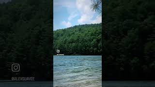 Shimmering up in the mountains ⛰️🚤🐟 youtube youtuber youtubeshorts nature naturelovers fun [upl. by Cyprus]