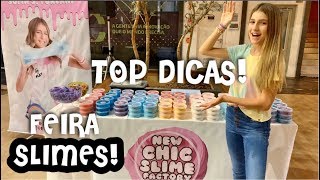 SUPER DICAS PRA DECORAR OS POTES DE SLIMES PRA VENDER E MOSTREI COMO FOI A FEIRA DE SLIMES QUE FUI [upl. by Collum594]