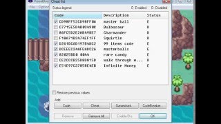 pokemon orange cheat codes CODES IN DESCRIPTION [upl. by Norty254]