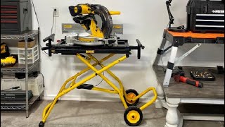 DEWALT Miter Saw Stand With Wheels Dewalt Miter Saw Stand Assembly [upl. by Anaile881]