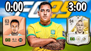 3 HORAS PARA MONTAR O MELHOR TIME NO ULTIMATE TEAM [upl. by Simonne520]