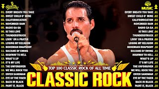 Classic Rock Songs 70s 80s 90s 🔥 Queen Guns N Roses Nirvana ACDC Bon Jovi Scorpions Aerosmith [upl. by Oine]