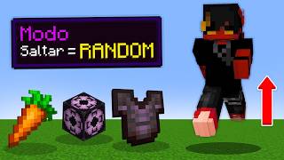 MINECRAFT PERO SI SALTO ME DAN ITEMS RANDOMS [upl. by Stasny738]