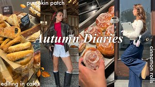 Autumn diaries pumpkin patch baking night fall haul study date [upl. by Suoivatram]