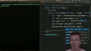Application Configuration with Javas Preferences API java coding airhacks [upl. by Harvison]