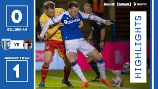 HIGHLIGHTS  Gillingham 0 Grimsby Town 1 [upl. by Aneleh]