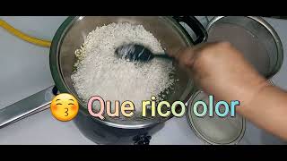 Arroz blanco con ajo [upl. by Fitting]