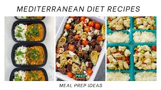 The 10 BEST Mediterranean Diet Recipes  Meal Prep Ideas [upl. by Ahsilif]