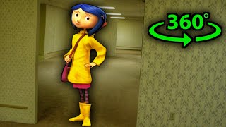 360° Coraline chases you in BACKROOMS 2  VR 4K Experience [upl. by Nnaoj55]