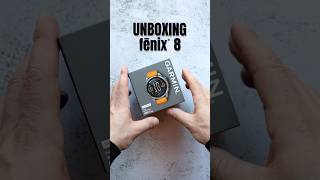 Unboxing a brand new fenix 8  Garmin [upl. by Cailean136]