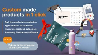 Zakeke  The AllInOne AI Visual Commerce Platform [upl. by Adao577]