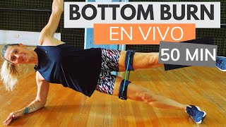 🔴🍑 BOTTOM BURN®  Glúteos Piernas y Abdomen  ¡CARDIO PARA ADELGAZAR YA  Compact Gym APP  50 min [upl. by Arria360]