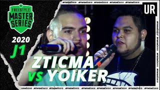 ZTICMA vs YOIKER  FMSMÉXICO 2020  Jornada 1  Urban Roosters [upl. by Egroeg]