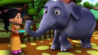 Hathi raja kaha chale  I Hindinursery  Online kids songs  Moon kids tv [upl. by Candace911]