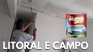 MELHOR TINTA PARA PROTEGER TETOS E PAREDES DE MOFO ALGAS  LITORAL E CAMPO MAZA [upl. by Mcintosh]