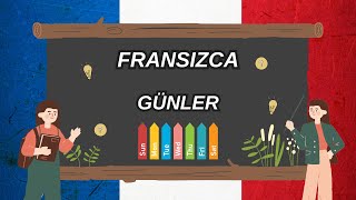 Fransızca Günler  Fransızca Öğreniyorum [upl. by Acirtal]