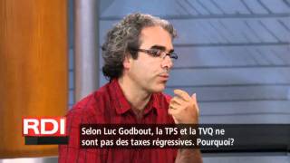 Gérald Fillion  TVQ taxe régressive [upl. by Jeromy]