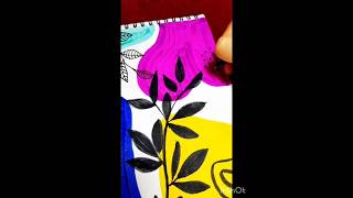 Boho art 💖art creatvity using brush pens short Subscribe for more 💗💗 [upl. by Adnovahs495]