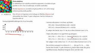 Introduktion til binomialtest [upl. by Neelear653]