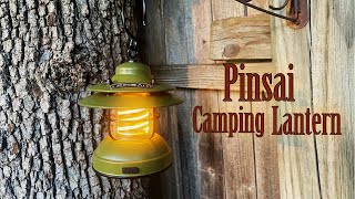 Pinsai Mini Camp Lantern  A Nostalgic Spiral into 2200K Illumination [upl. by Eiznekcam]